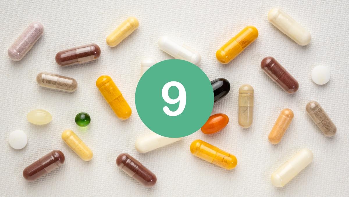 La lista de 9 suplementos para lograr una mejor salud a largo plazo